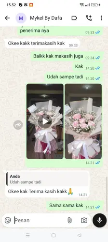 Testimonial Buket Bunga lamongan